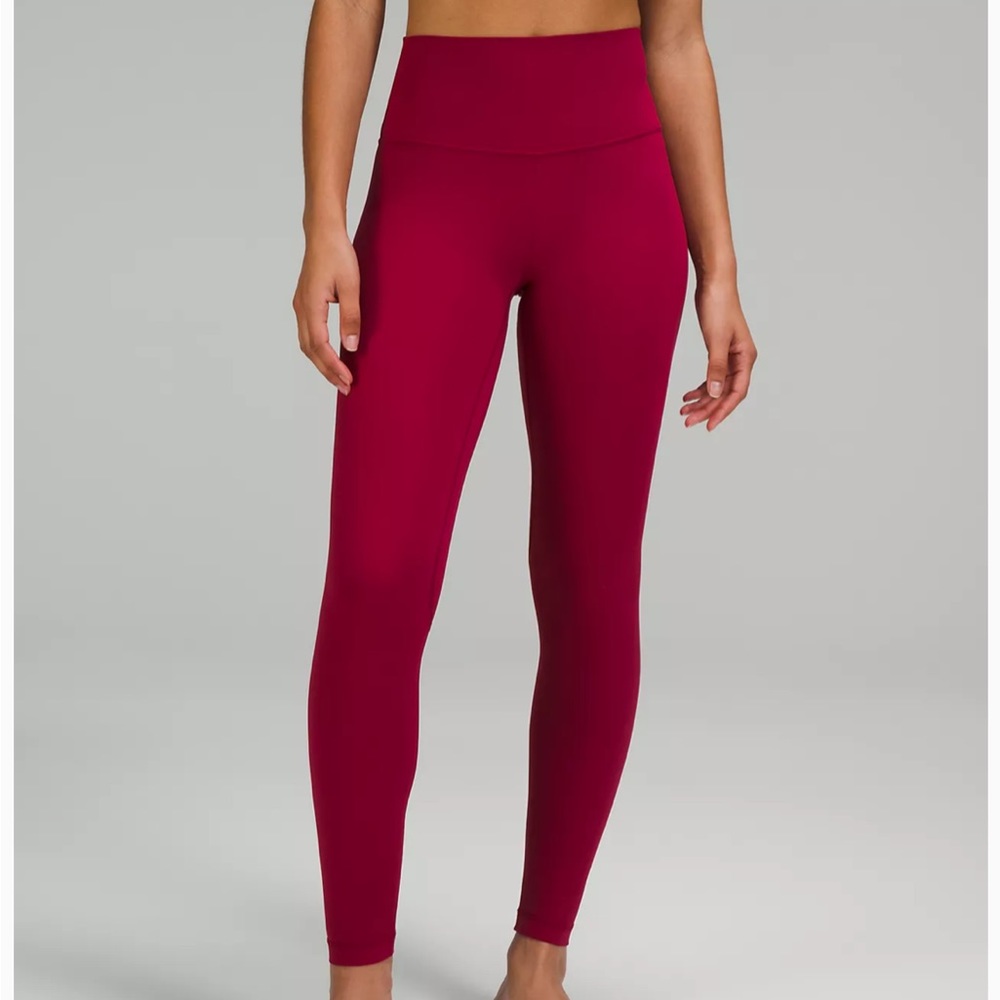 Lululemon align 28” in pomegranate